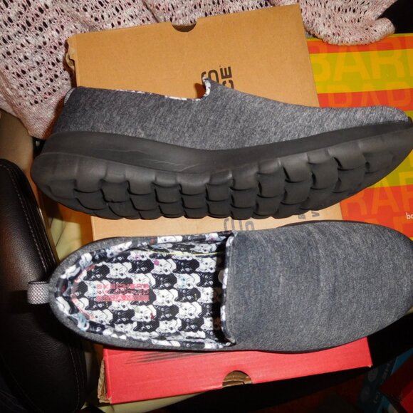 9.5M SKECHERS GO WALK JOY GRAY SCOTTIE BELLA SHOES - Picture 2 of 11